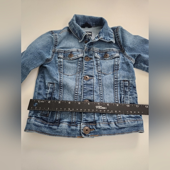 OshKosh B'gosh Boy Girl Toddler Denim Jacket Size 3T - Picture 4 of 9